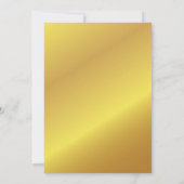 ブラック&金ゴールドロゴグランドオープニング招待状 招待状 (裏面)