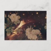 ブラック&金ゴールドヴィンテージグラムフローラ詳細 エンクロージャーカード (裏面)