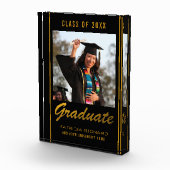 ブラック&金ゴールド卒業式2023年記念 フォトブロック (右)