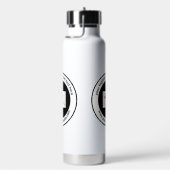 ブラック&金ゴールド実在エテートマーケティング紹介 ウォーターボトル (右面)