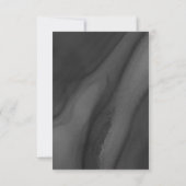 ブラック&金ゴールド悔やみや弔慰メモリサンキューカード サンキューカード (裏面)