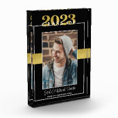 ブラック&金ゴールド2023年卒業記念クラス フォトブロック (左)