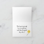 ブラック&金ゴールド50周年記念サンキューカード サンキューカード (内部)