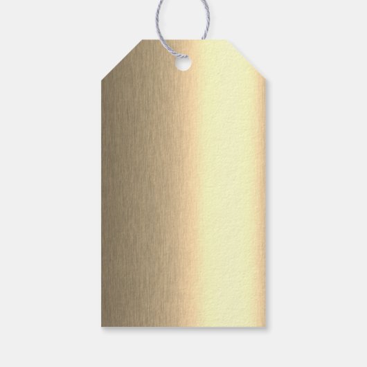 ブラック&金ゴールドPHD博士後期課程の卒業パーティーのお願い ギフトタグ (裏面)