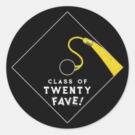 ブラック 2025年卒業生 ラウンドシール