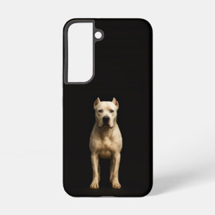 ブラック 4 Luxe Galaxy S22 ケース、堂々たるドゴ・アルヘンティーノ犬 Samsung Galaxy S22ケース