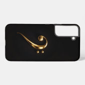 ブラック 4 Luxe Galaxy S22 Plus、ゴールデン・ベース・クレフ Samsung Galaxyケース (裏面横)