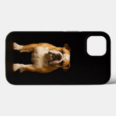 ブラック 4 Luxe iPhone 13、スタミナ・ブルドッグ Case-Mate iPhoneケース (裏面 (横))