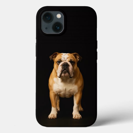 ブラック 4 Luxe iPhone 13、スタミナ・ブルドッグ Case-Mate iPhoneケース (裏面)