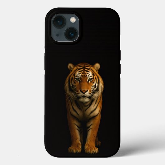 ブラック 4 Luxe iPhone 13、ノーブルタイガー Case-Mate iPhoneケース (裏面)