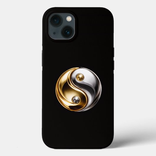 ブラック 4 Luxe iPhone 13、ハーモニー陰陽 Case-Mate iPhoneケース (裏面)