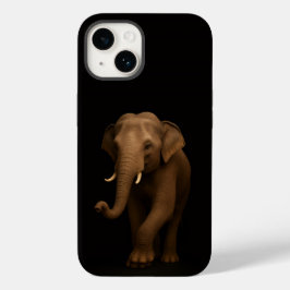 ブラック 4 Luxe iPhone 14 マット インドゾウ Case-Mate iPhone 14ケース