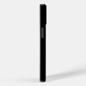 ブラック 4 Luxe iPhone 14 マット、パールホワイトチューリップ Case-Mate iPhoneケース (裏面 / 右)