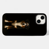 ブラック 4 Luxe iPhone 14 Mate オーストラリアン・シェパード Case-Mate iPhoneケース (裏面 (横))