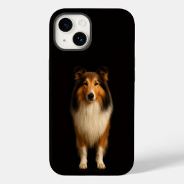 ブラック 4 Luxe iPhone 14 Mate、忠実なコリー犬 Case-Mate iPhone 14ケース
