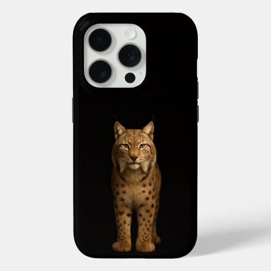 ブラック 4 Luxe iPhone 15 Pro マット サイレントリンクス Case-Mate iPhoneケース (裏面)