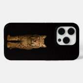 ブラック 4 Luxe iPhone 15 Pro マット サイレントリンクス Case-Mate iPhoneケース (裏面 (横))