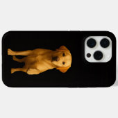 ブラック 4 Luxe iPhone 15 Pro Max、やさしいラブラドール Case-Mate iPhoneケース (裏面 (横))