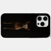 ブラック 4 Luxe iPhone 15 Pro Max アルゼンチン パイラ犬 Case-Mate iPhoneケース (裏面 (横))