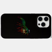 ブラック 4 Luxe iPhone 15 Pro Max、シャコ Case-Mate iPhoneケース (裏面 (横))