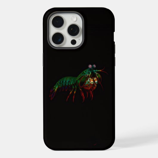 ブラック 4 Luxe iPhone 15 Pro Max、シャコ iPhoneケース (裏面)