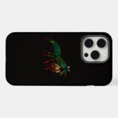 ブラック 4 Luxe iPhone 15 Pro Max、シャコ iPhoneケース (裏面横)