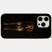 ブラック 4 Luxe iPhone 15 Pro Max、ジャーマン・ポインター・ドッグ Case-Mate iPhoneケース (裏面 (横))