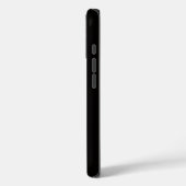 ブラック 4 Luxe iPhone 16 Case-Mate、スミレ色のタツノオトシゴ Case-Mate iPhoneケース (裏面 / 左)