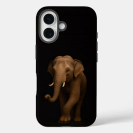 ブラック 4 Luxe iPhone 16 Mate インドゾウ 16ケース