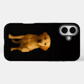 ブラック 4 Luxe iPhone 16 Plus、やさしいラブラドール Case-Mate iPhoneケース (裏面 (横))