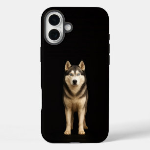ブラック 4 Luxe iPhone 16 Plus、アイシーエリートハスキー Plusケース