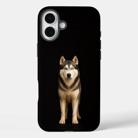 ブラック 4 Luxe iPhone 16 Plus、アイシーエリートハスキー Case-Mate iPhoneケース (裏面)