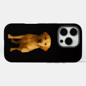 ブラック 4 Luxe iPhone 16 Pro、やさしいラブラドール Case-Mate iPhoneケース (裏面 (横))