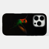 ブラック 4 Luxe iPhone 16 Pro、タフテッド コケット バード Case-Mate iPhoneケース (裏面 (横))