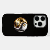 ブラック 4 Luxe iPhone 16 Pro ハーモニー陰陽 Case-Mate iPhoneケース (裏面 (横))