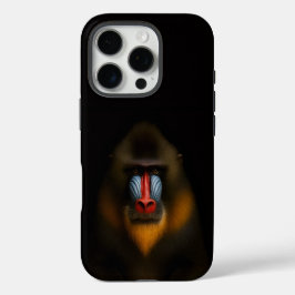 ブラック 4 Luxe iPhone 16 Pro、マンドリルモンキー Proケース