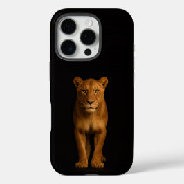 ブラック 4 Luxe iPhone 16 Pro 高貴なライオネス Proケース