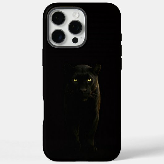 ブラック 4 Luxe iPhone 16 Pro Max ブラックパンサー Case-Mate iPhoneケース (裏面)