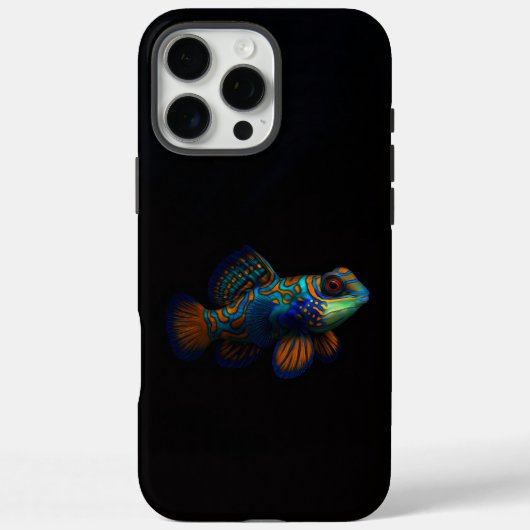 ブラック 4 Luxe iPhone 16 Pro Max、Dragonet Mandarin Case-Mate iPhoneケース (裏面)