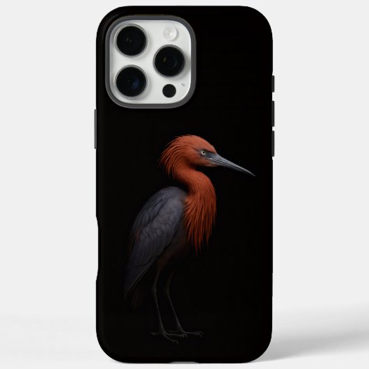 ブラック 4 Luxe iPhone 16 Pro Max、Reddish Egret Case-Mate iPhoneケース (裏面)