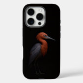 ブラック 4 Luxe iPhone 16 Pro、Reddish Egret Case-Mate iPhoneケース (裏面)