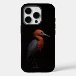 ブラック 4 Luxe iPhone 16 Pro、Reddish Egret Proケース
