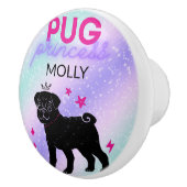 ブラック"PUGプリンセス" セラミックノブ (右)