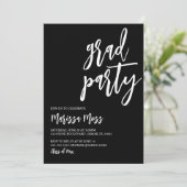 ブラック&whileグラードパーティの招待状 招待状 (スタンド正面)