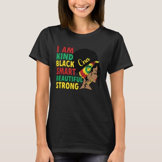 ブラックCNAアフリカ系アメリカ人認定看護シス Tシャツ (正面)