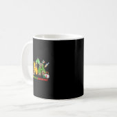ブラックCna卒業認定の看護Istant Blac コーヒーマグカップ (正面左)