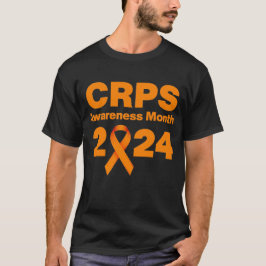 ブラックCRPS認識度2024 Tシャツ