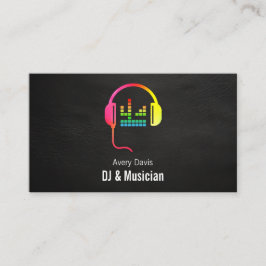 ブラックDJ ディージェイ ミュージシャン シンガー ソングライター ミュージック 名刺