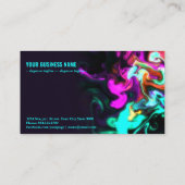 ブラックg788のピンクフロー 名刺 (裏面)