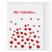 ブラックGSD子犬とハート&ビッグラブバレンタイン (内側(左))